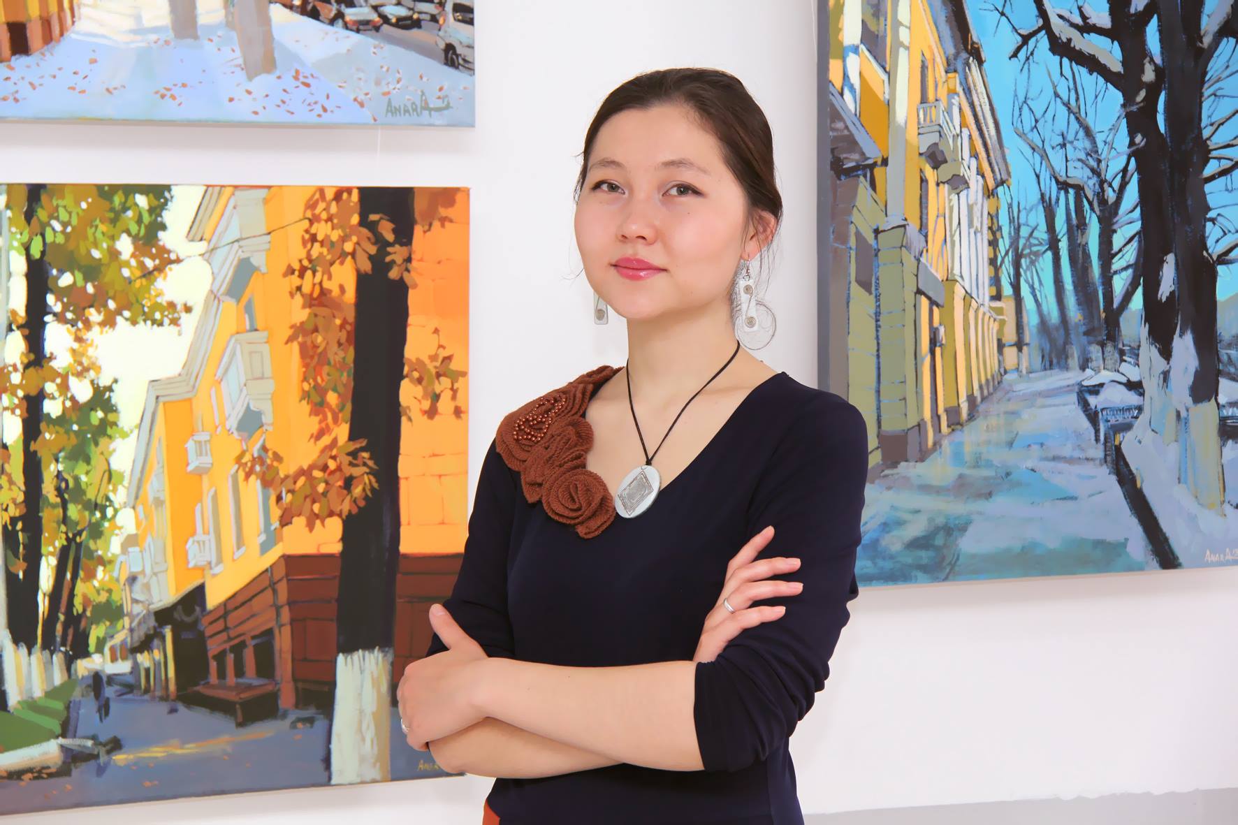 Молодой казахский художник